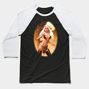 Whitehaired Devilgirl Baseball T-Shirt